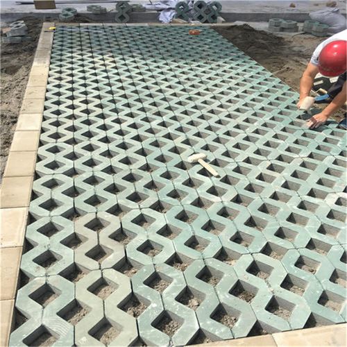 江苏扬州建中建材停车场植草砖草坪砖厂家直销